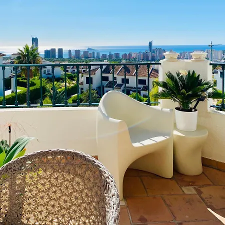 Balcon De Sierra Cortina! Panoramic Sea View ! Appartement